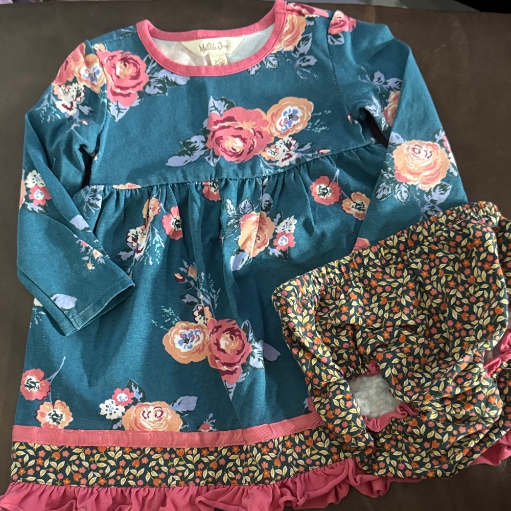 Matilda Jane Long Sleeve Dress with Bloomers
